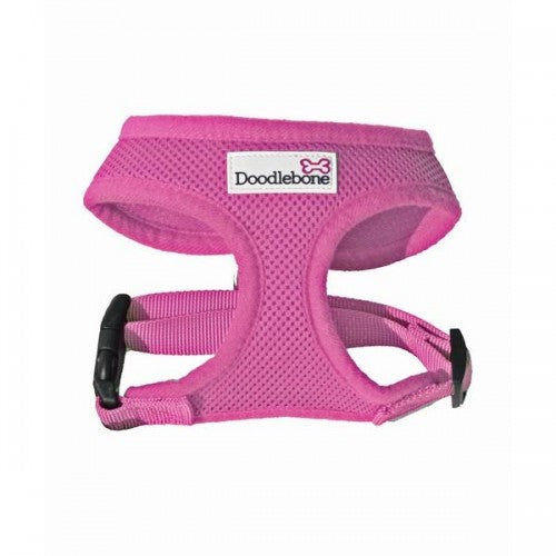 Doodlebone Air Mesh Dog Harness (Pink) (S)