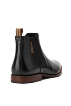 Load image into Gallery viewer, Mens Sikes Leather Chelsea Boots - Black