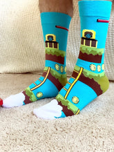 Load image into Gallery viewer, Level Up Video Game Socks from the Sock Panda