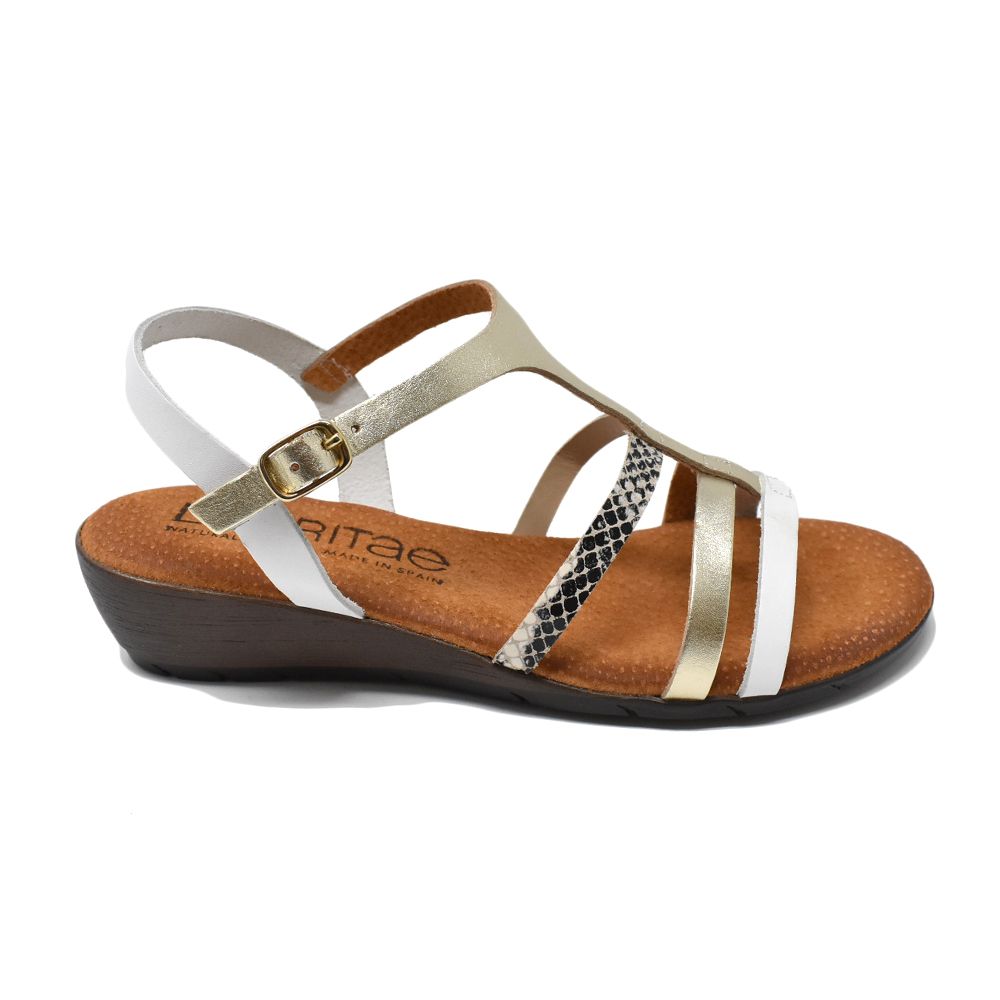 Sigourney Wedge Sandal In Leather