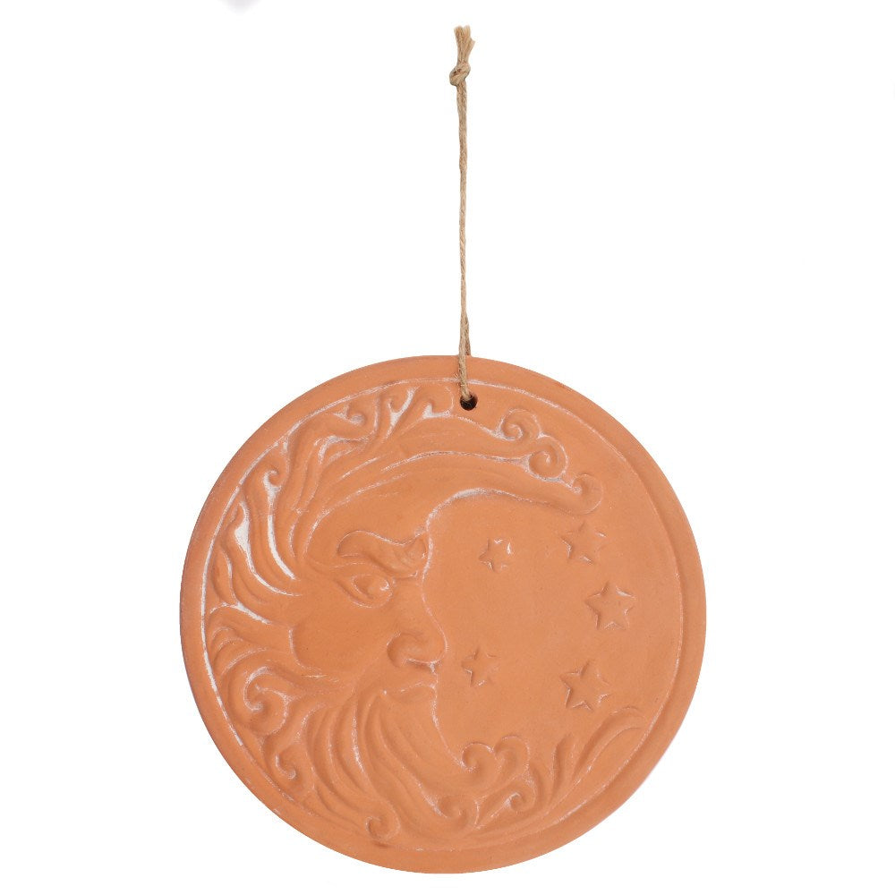 Terracotta Moon Plaque (24/48) (Red) (One Size)
