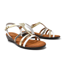 Load image into Gallery viewer, Sigourney Wedge Sandal In Leather
