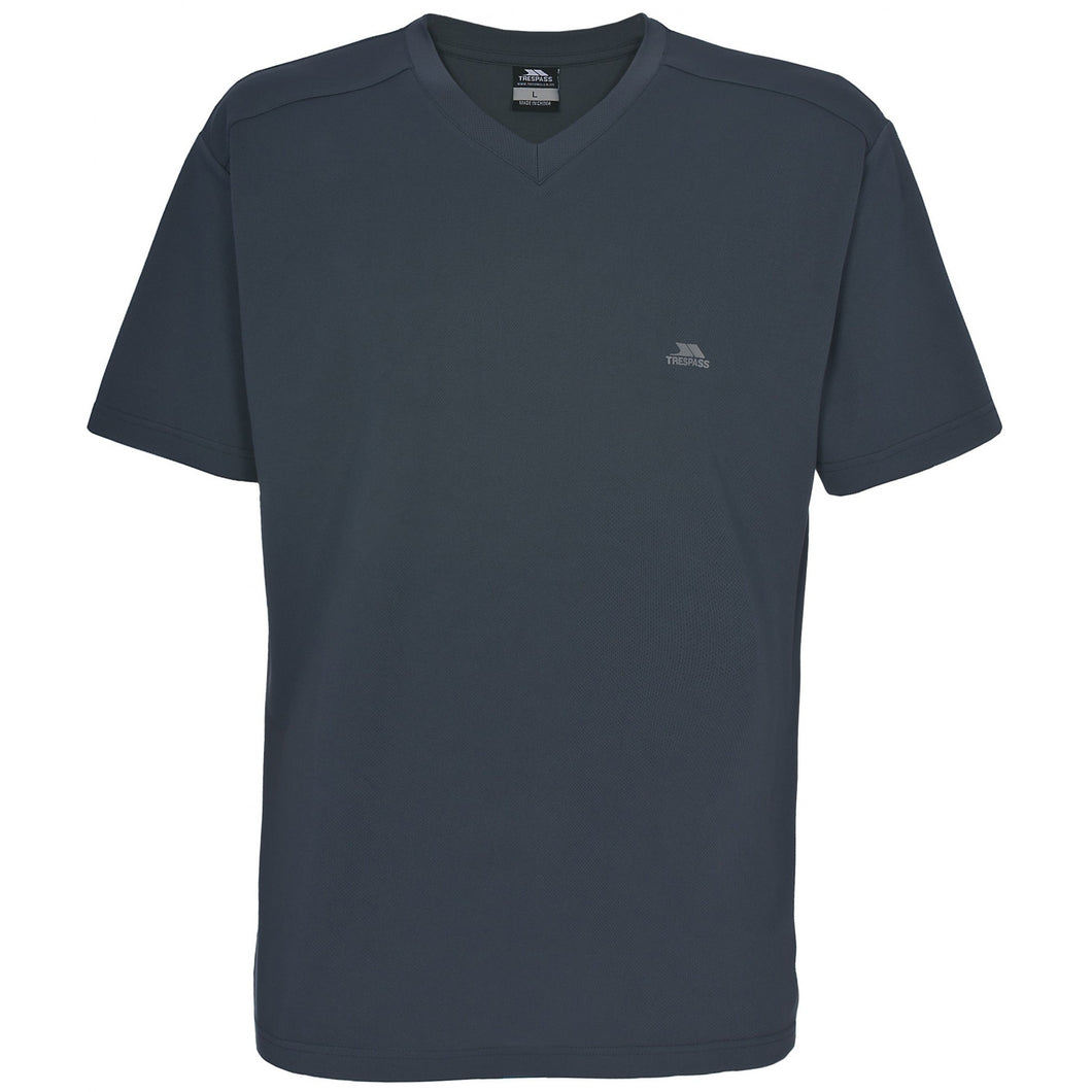 Trespass Mens Brya Active Sport Short Sleeve T-Shirt (Granite)