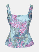 Load image into Gallery viewer, Caterina Stretch Knit Tank Top in Paradise