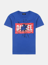 Load image into Gallery viewer, Blue Shatter Logo T-Shirt