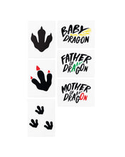 Load image into Gallery viewer, Dragon Family Set Tattoo