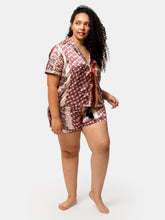 Load image into Gallery viewer, Patchwork Natalia Pajama Shorts