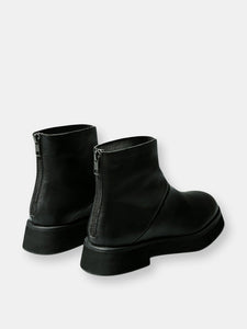 Paltrow Zip-up Black Ankle Boot
