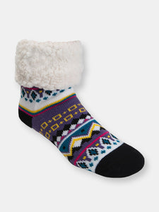 Classic Slipper Socks | Nordic Purple