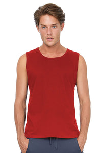 B&C Mens Move Sleeveless Athletic Sports Vest Top (Red)