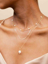 Load image into Gallery viewer, Long Pearl Pendant Necklace
