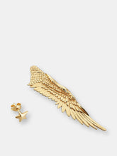 Load image into Gallery viewer, Angel Wing And Star Stud Earrings
