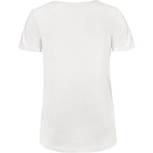 Load image into Gallery viewer, B&amp;C Womens/Ladies Favourite Organic Cotton V-Neck T-Shirt (White)