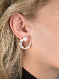 Half Pearl Earring