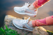 Load image into Gallery viewer, Holly Fashion Sneakers: Rose Gold White