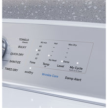 Load image into Gallery viewer, 7.4 Cu. Ft. White Electric Dryer with Sanitize Cycle and Sensor Dry