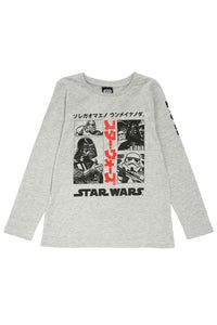 Star Wars Girls It Is Your Destiny Japanese Long-Sleeved T-Shirt (Gray)