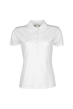 Load image into Gallery viewer, Tee Jays Womens/Ladies Luxury Stretch Short Sleeve Polo Shirt (White)