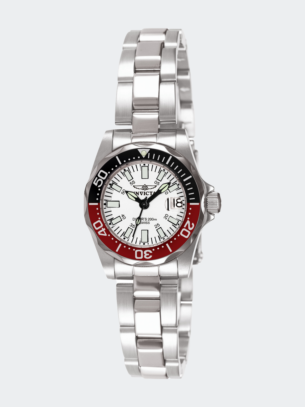 Women 7062 Silver Stainless Steel Quartz Formal Watch