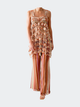 Load image into Gallery viewer, Vana Filet Lace Coverup in Rust