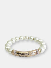 Load image into Gallery viewer, &quot;Amazing Grace&quot; Pearl Stretch Bracelet