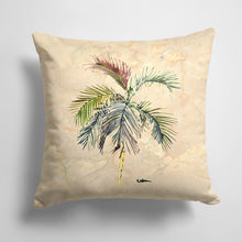 Load image into Gallery viewer, 14 in x 14 in Outdoor Throw PillowPalm Tree #4 Fabric Decorative Pillow