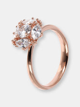 Load image into Gallery viewer, Cubic Zirconia Flower Ring
