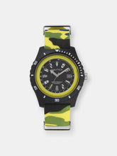 Load image into Gallery viewer, Nautica Watch NAPSRF007 Surfside, Analog, Water Resistant, Deep Water Indicator, Calendar, Signal Flag Indexes, Camo Silicone Strap, Black