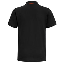 Load image into Gallery viewer, Asquith &amp; Fox Mens Classic Fit Contrast Polo Shirt (Black/ Orange)