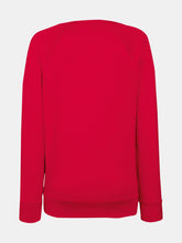 Load image into Gallery viewer, Fruit OF The Loom Ladies Fitted Lightweight Raglan Sweatshirt