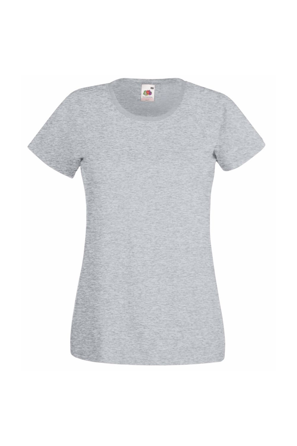 Fruit Of The Loom Ladies/Womens Lady-Fit Valueweight Short Sleeve T-Shirt (Pack (Heather Gray)