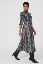 Load image into Gallery viewer, Womens/Ladies Swirl Keyhole Midi Dress