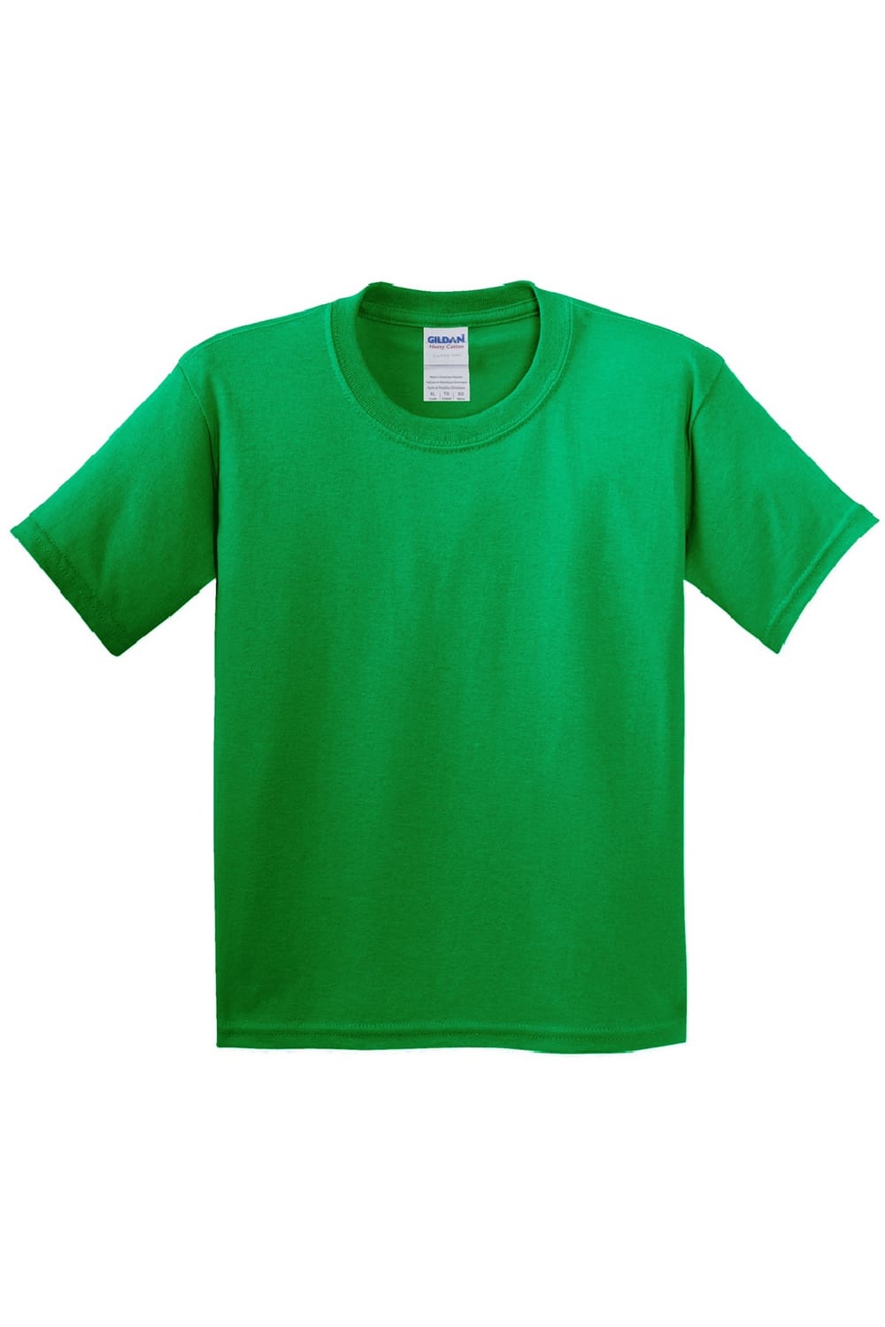 Childrens Unisex Heavy Cotton T-Shirt (Pack Of 2) - Irish Green