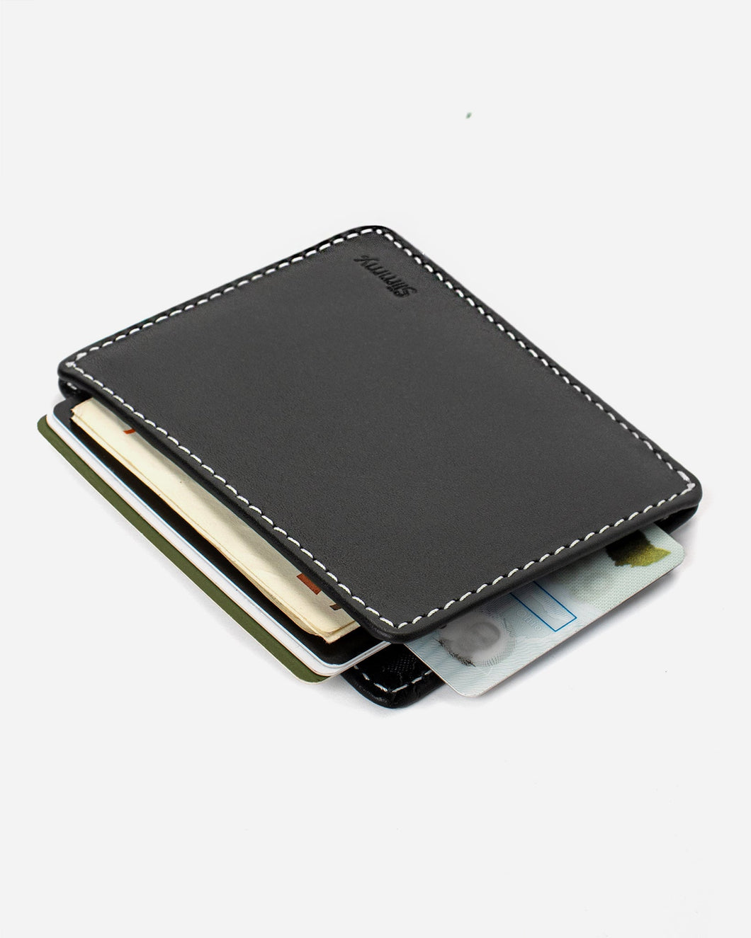 R1S2 1 Pocket 2 Slot Wallet (83mm) - Black