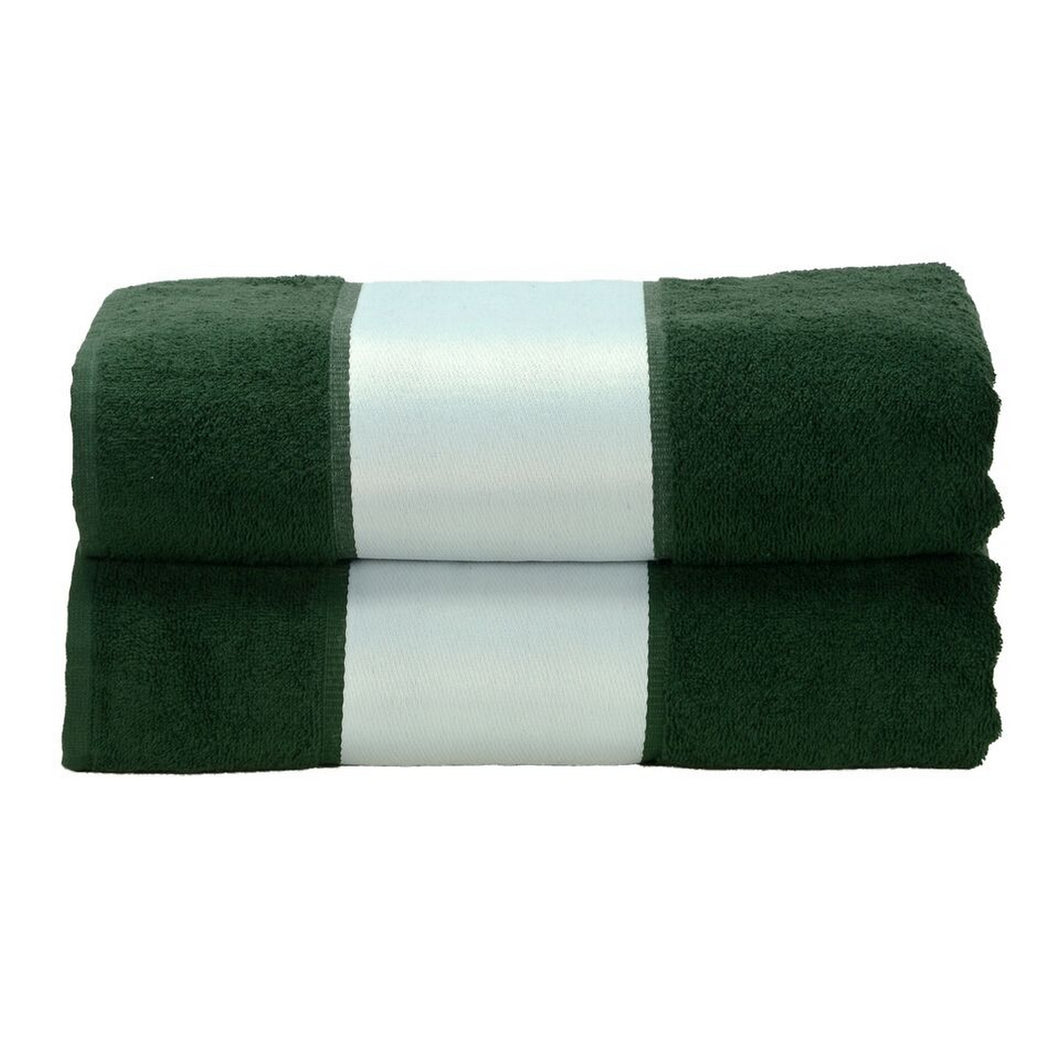 A&R Towels Subli-Me Bath Towel (Dark Green) (One Size)