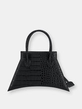 Load image into Gallery viewer, Micro Blanket Croc Noir Purse
