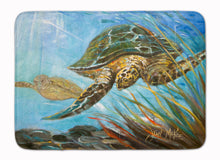 Load image into Gallery viewer, 19 in x 27 in Loggerhead Sea Turtle Machine Washable Memory Foam Mat