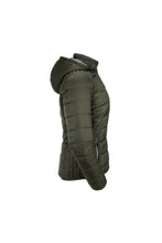 Load image into Gallery viewer, Russell Womens/Ladies Nano Hooded Jacket (Dark Olive)