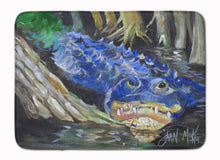 Load image into Gallery viewer, 19 in x 27 in Blue Alligator Machine Washable Memory Foam Mat