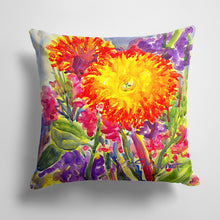 Load image into Gallery viewer, 14 in x 14 in Outdoor Throw PillowFlower - Aster Fabric Decorative Pillow