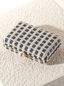 Elena Minaudiere Handbag, Blue