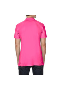 Gildan Softstyle Mens Short Sleeve Double Pique Polo Shirt (Heliconia)