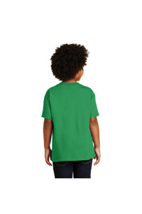 Childrens Unisex Heavy Cotton T-Shirt (Pack Of 2) - Irish Green