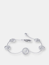 Load image into Gallery viewer, Moon Phases Diamond Bracelet In Sterling Silver