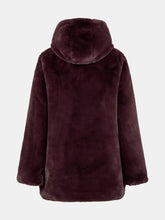 Load image into Gallery viewer, Women&#39;s Bridget Faux Fur Reversible Hooded Jacket