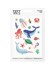 Load image into Gallery viewer, Ocean Mix Temporary Tattoos