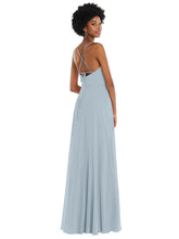 Load image into Gallery viewer, Scoop Neck Convertible Tie-Strap Maxi Dress With Front Slit