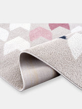 Load image into Gallery viewer, Deco DEC160A Beige Houndstooth Pink Area Rug