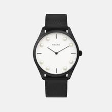 Load image into Gallery viewer, Lune 8 - Matte Black and White - Matte Black Mesh
