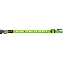 Load image into Gallery viewer, Trixie Flash Light Dog Collar (Green/White/Black) (19.69in - 23.62in)